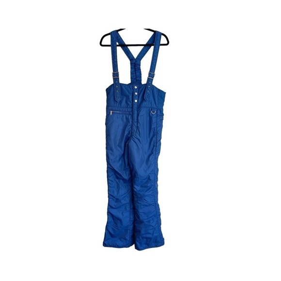 Gerry Shoes - Vintage Gerry Snow Bib Pants Overalls Button Front Blue Ski Outdoors Mens Size L
